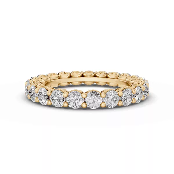Sculpted Heart Lab Diamond Eternity Ring (2 ct. tw.)