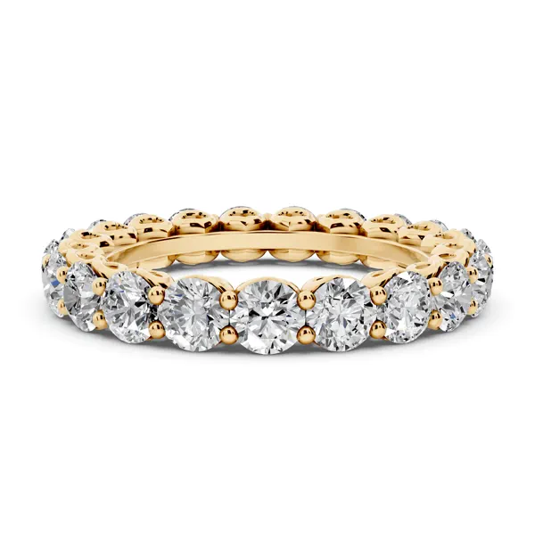 Sculpted Heart Lab Diamond Eternity Ring (2.50 ct. tw.)