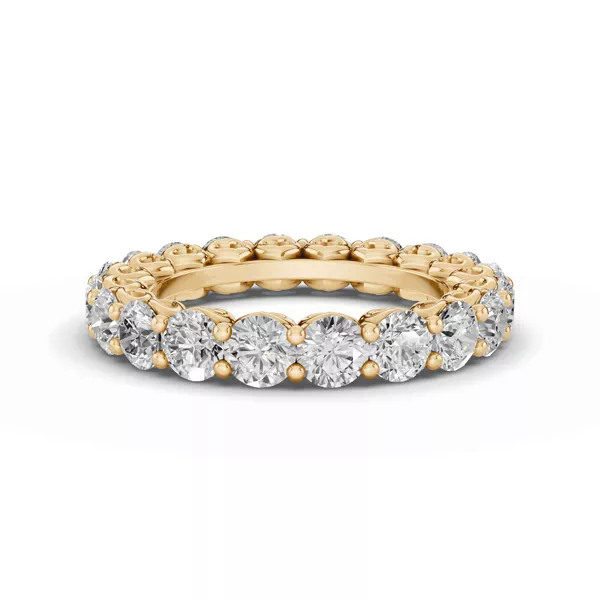 Sculpted Heart Lab Diamond Eternity Ring (3 ct. tw.)
