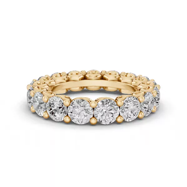 Sculpted Heart Lab Diamond Eternity Ring (5 ct. tw.)
