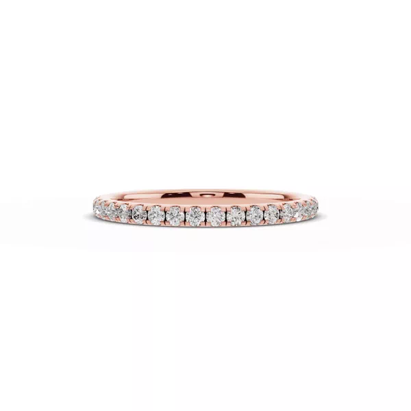 Signature Hearts & Arrows Pavé Lab Euroshank Band (¼ ct. tw.)