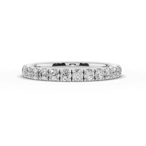 Signature Hearts & Arrows Pavé Lab Euroshank Band (½ ct. tw.)