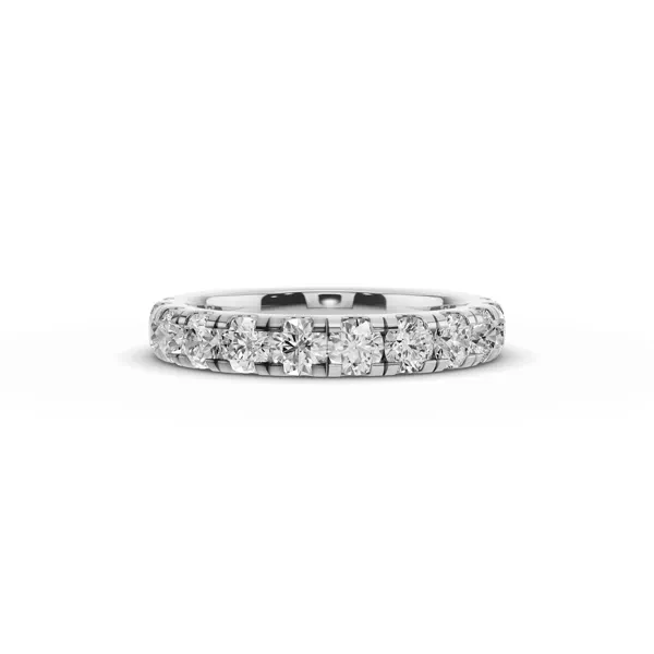 Signature Hearts & Arrows Pavé Lab Euroshank Band (1.20 ct. tw.)