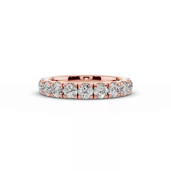 Signature Hearts & Arrows Pavé Lab Euroshank Band (1.10 ct. tw.)