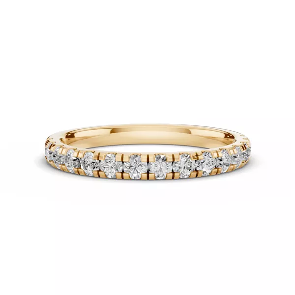 Signature Hearts & Arrows Pavé Lab Wedding Band (0.50 ct. tw.)