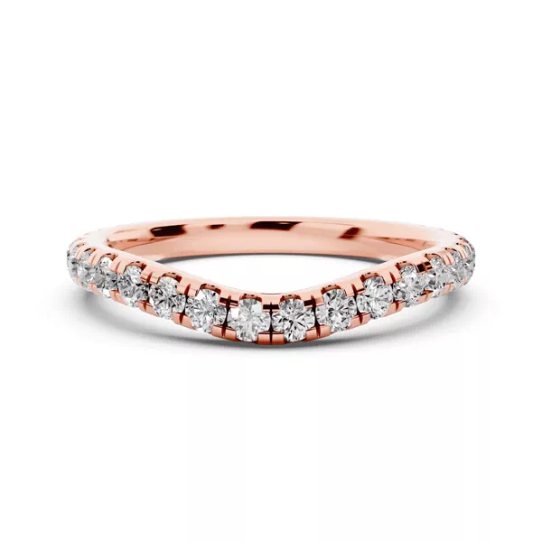 Capri Curved Lab Diamond Band (0.55 ct. tw.)