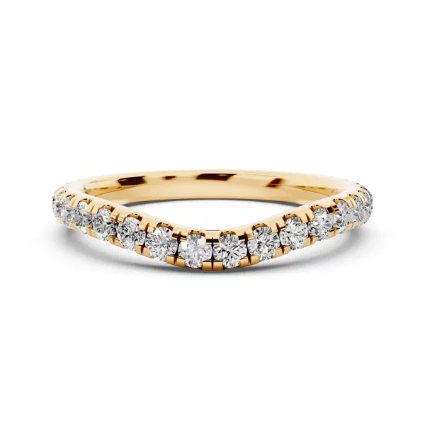 Capri Curved Lab Diamond Band (0.55 ct. tw.)