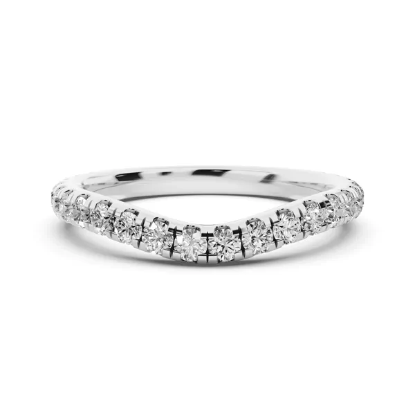 Capri Curved Lab Diamond Band (0.55 ct. tw.)