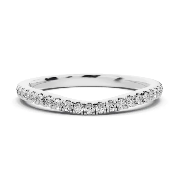 Madison Lab Pavé Contoured Wedding Band