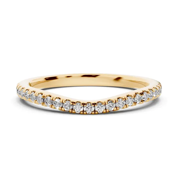 Madison Lab Pavé Contoured Wedding Band