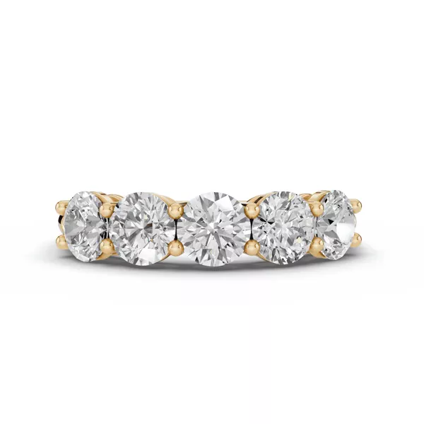 Signature Hearts & Arrows  Five-Stone Lab Diamond Band (2.00 ct. tw.)