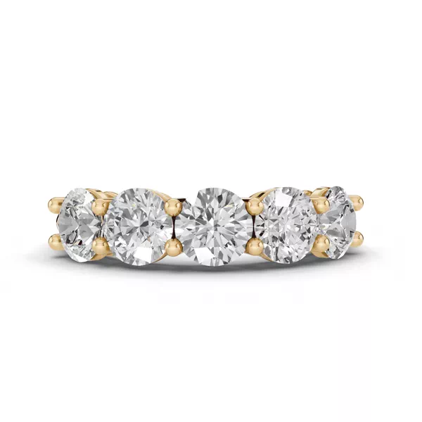Signature Hearts & Arrows  Five-Stone Lab Diamond Band (2.50 ct. tw.)