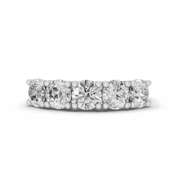 Signature Hearts & Arrows  Trellis Five-Stone Lab Diamond Band (2.00 ct. tw.)