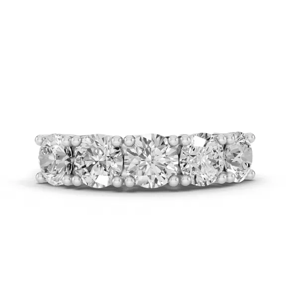 Signature Hearts & Arrows  Trellis Five-Stone Lab Diamond Band (2.50 ct. tw.)
