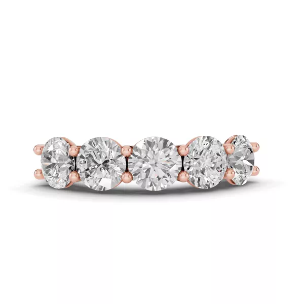 Tradition U-Prong Five-Stone Lab Diamond Band (3.00 ct. tw.)