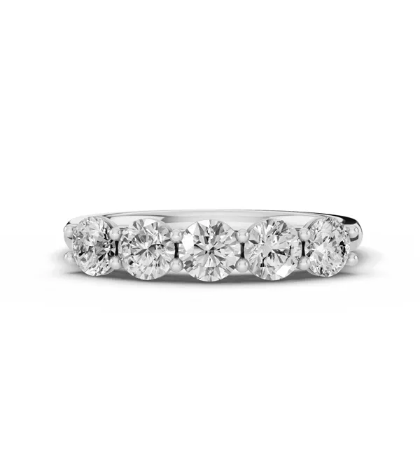 Tradition U-Prong Five-Stone Lab Diamond Band (1.00 ct. tw.)