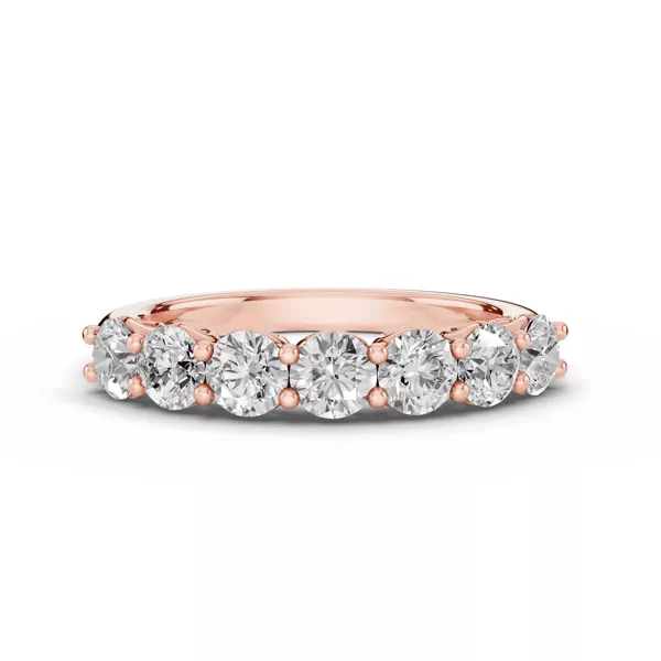 Sculpted Heart 7-Stone Lab Diamond Band (1.00 ct. tw.)