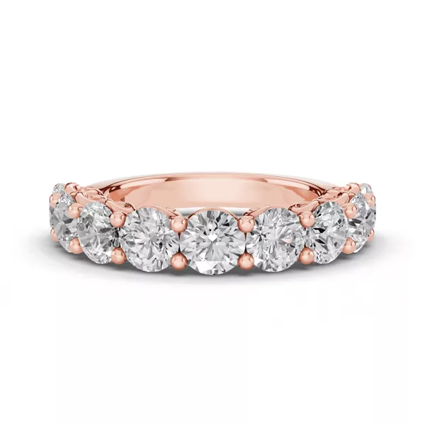 Sculpted Heart 9-Stone Lab Diamond Band (3.00 ct. tw.)
