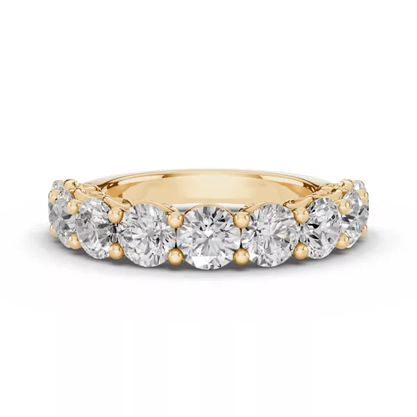 Sculpted Heart 9-Stone Lab Diamond Band (3.00 ct. tw.)