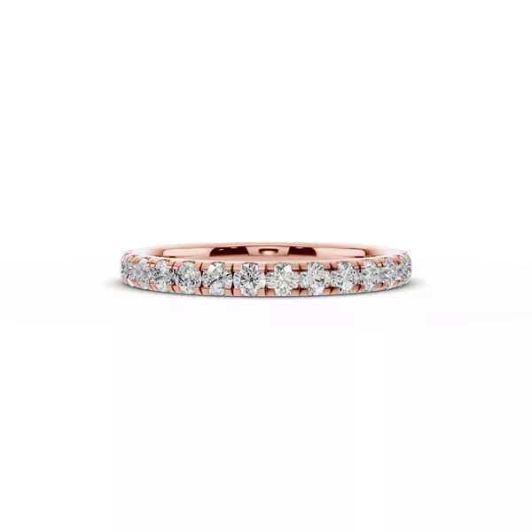 Signature Hearts & Arrows Pavé Euroshank Wedding Band (½ ct. tw.)
