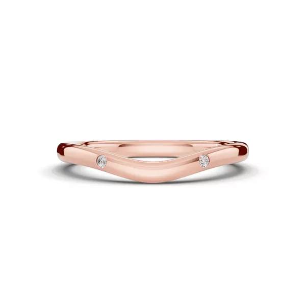 Tradition Contour Diamond Accent Band (1.8mm)
