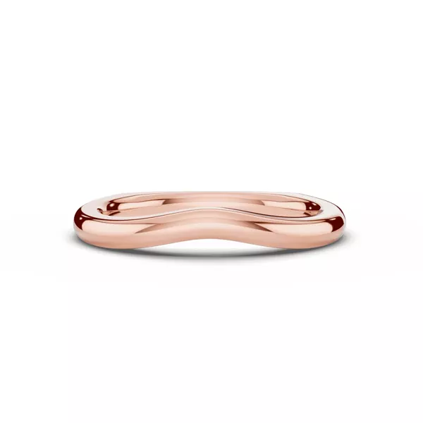 Euroshank Contour Wedding Band