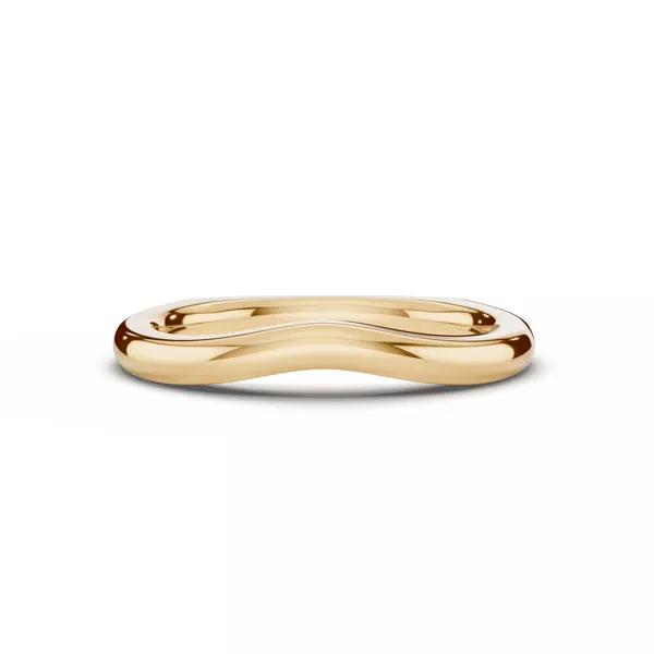Euroshank Contour Wedding Band
