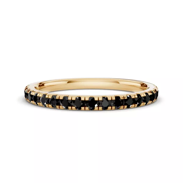 Tradition Pavé Black Diamond Wedding Band (0.35 ct. tw.)