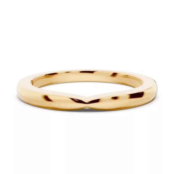 Alden Pinched Wedding Band (1.8mm) 
