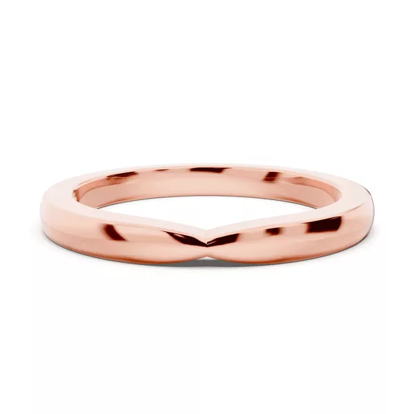 Alden Pinched Wedding Band (2mm) 