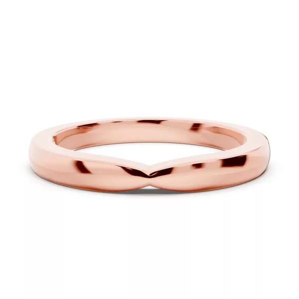 Alden Pinched Wedding Band (2.2mm)
