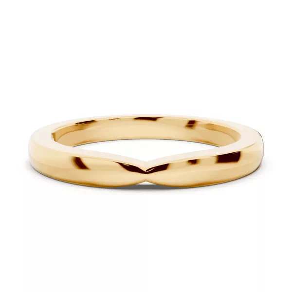 Alden Pinched Wedding Band (2.2mm)
