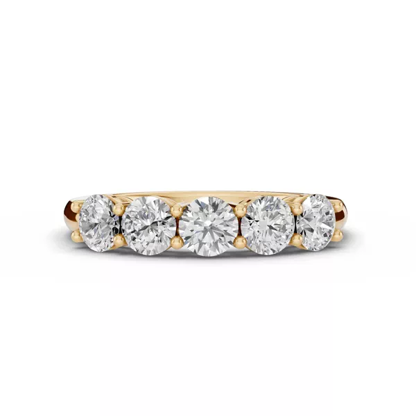 Signature Hearts & Arrows  Five-Stone Diamond Band (1.00 ct. tw.)