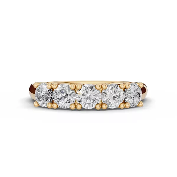 Signature Hearts & Arrows  Trellis Five-Stone Diamond Band (1.00 ct. tw.)