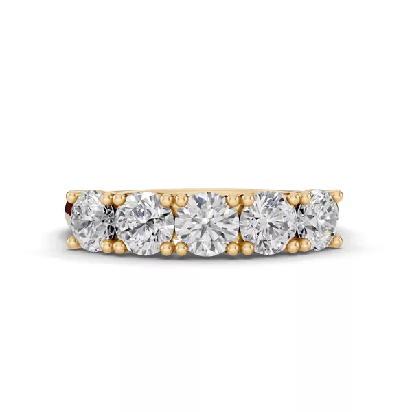 Signature Hearts & Arrows  Trellis Five-Stone Diamond Band (1.50 ct. tw.)