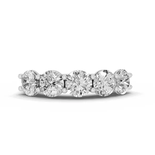 Signature Hearts & Arrows  U-Prong Five-Stone Diamond Band (2.50 ct. tw.)