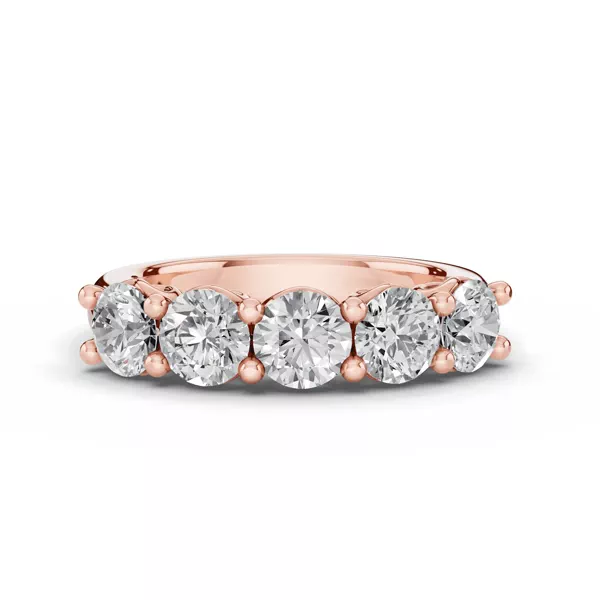 Sculpted Heart 5-Stone Diamond Band (2.00 ct. tw.)