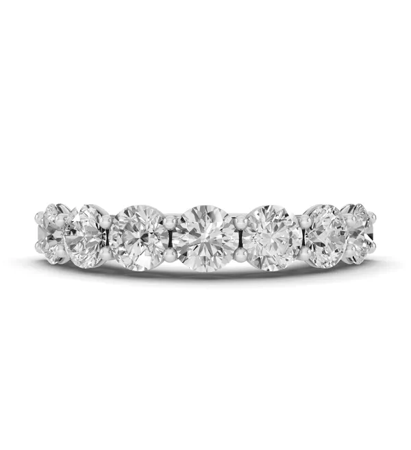 Signature Hearts & Arrows  U-Prong Seven-Stone Diamond Band (2.50 ct. tw.)