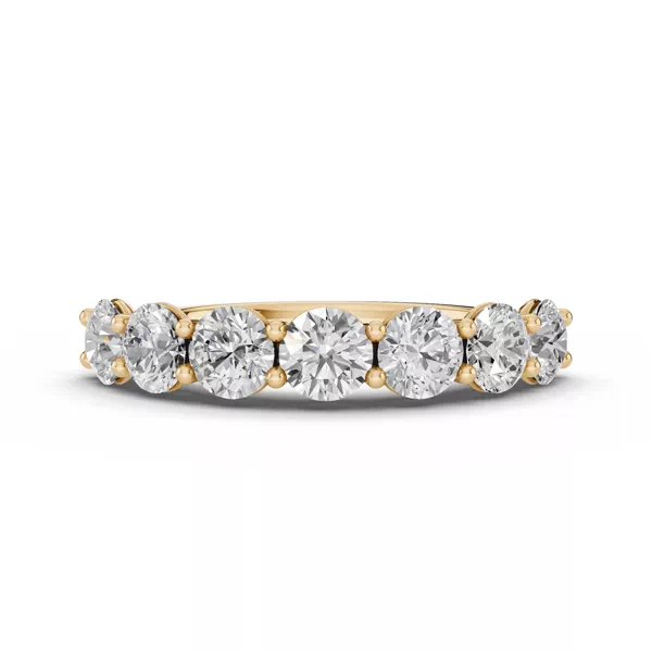 Signature Hearts & Arrows  U-Prong Seven-Stone Diamond Band (2.00 ct. tw.)