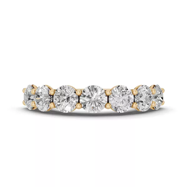 Signature Hearts & Arrows  U-Prong Seven-Stone Diamond Band (2.50 ct. tw.)