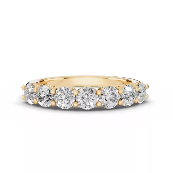 Sculpted Heart 7-Stone Diamond Band (1.00 ct. tw.)
