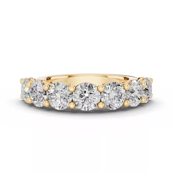 Sculpted Heart 7-Stone Diamond Band (3.00 ct. tw.)