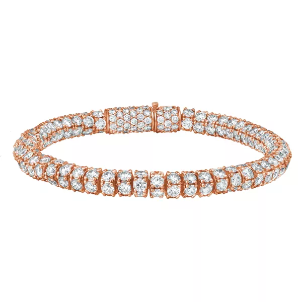 Lab Diamond Pavé Disc Bracelet (14 ct. tw.)