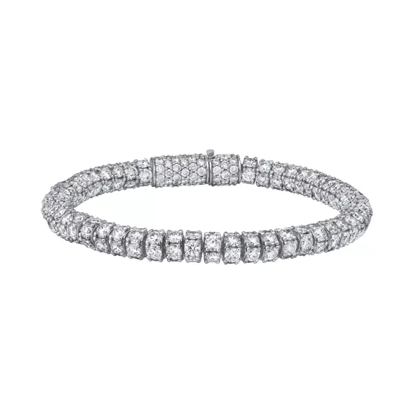 Lab Diamond Pavé Disc Bracelet (14 ct. tw.)