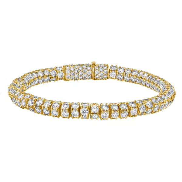 Lab Diamond Pavé Disc Bracelet (14 ct. tw.)