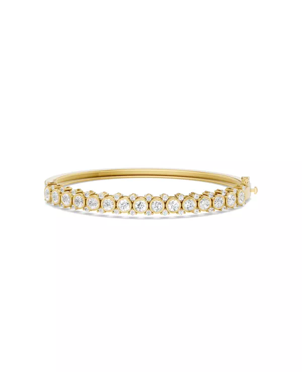 Bezel Line Lab Diamond Bangle (3.50 ct. t.w.)