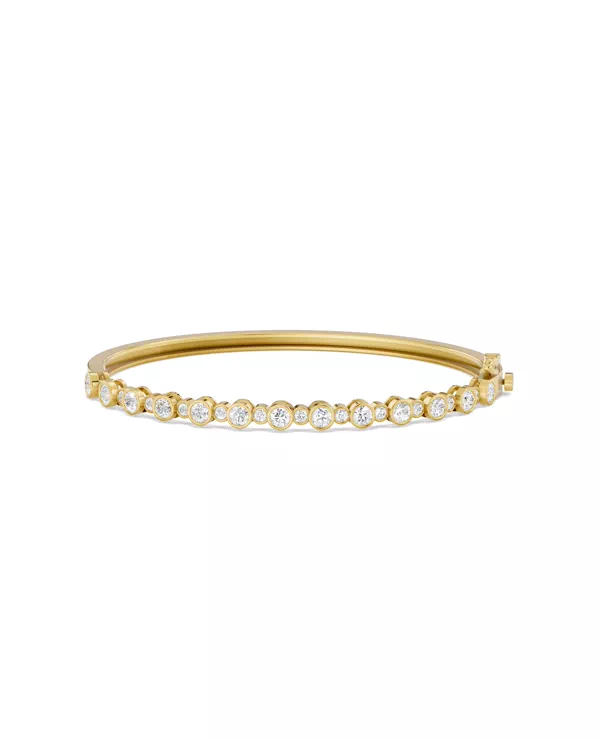 Bezel Sequence Lab Diamond Bangle (1.80 ct. tw.)