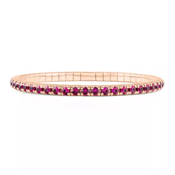 Seamless Stretch Lab Ruby Bracelet
