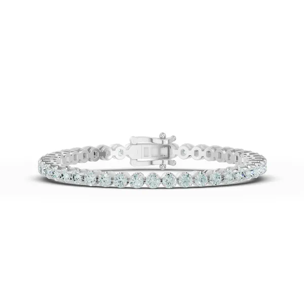 Sky Blue Topaz Tennis Bracelet