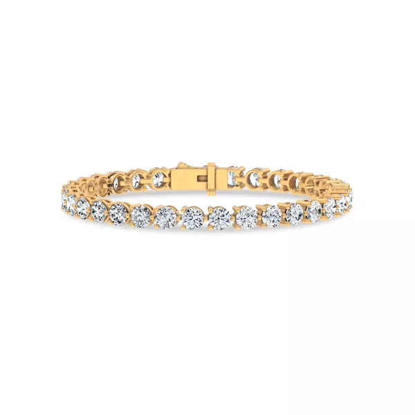 Three-Prong Diamond Tennis Bracelet (10 ct. tw.) - 7.5 In.